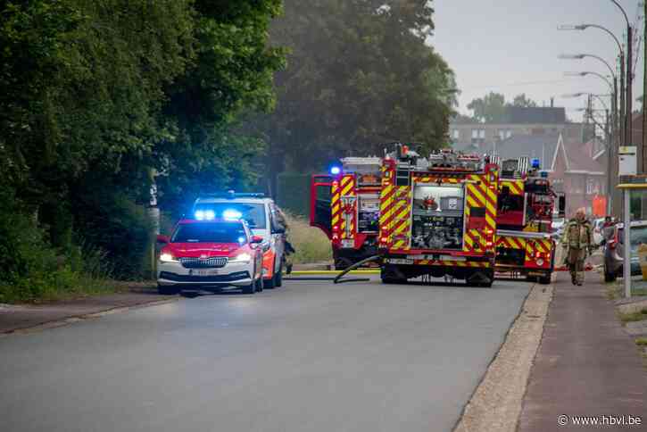 Bewoner bevangen tijdens blussen van uitslaande brand in Sint-Truiden