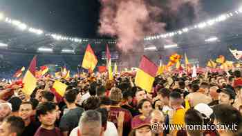 Roma, la festa in città per la vittoria per la Conference league