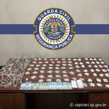 Em maior apreensão do ano, Guarda Civil de Capivari prende homem por tráfico de drogas e apreende 2.034 porções de entorpecentes - Prefeitura de Capivari (.gov)