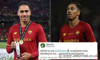 Roma star Chris Smalling praised for 'man of the match' outing in Europa Conference League final