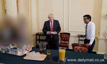 Party photos casts doubt over Boris Johnson and Rishi Sunak fines', Tory MP says - Daily Mail