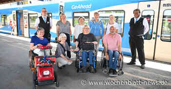 Behindertenbeirat Memmingen testet Barrierefreiheit von Go-Ahead auf Zugfahrt nach Lindau - WOCHENBLATT