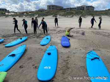 Oekraïense kinderen leren wavesurfen in Koksijde - Focus en WTV