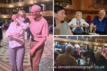 Care home residents enjoy ‘one more dance’ at Blackpool’s Tower Ballroom