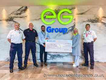 Blackburn's EG Group donates £34,000 to Fire Fighters Charity