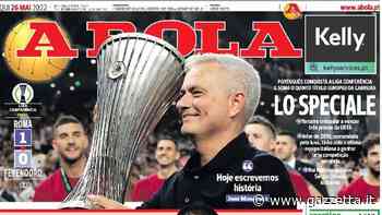 Roma, le prime pagine per la Conference: "Il calcio è vincere e Mourinho vince"