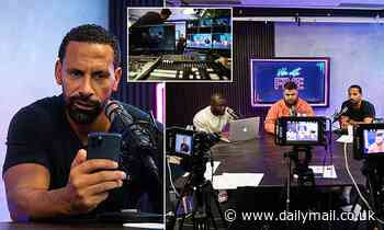 Behind the scenes at Vibe with Five: Rio Ferdinand invites Sportsmail to filming of his YouTube show
