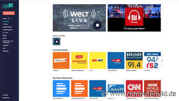 BILD TV und WELT Live: Nachrichten via TuneIn hören - COMPUTER BILD