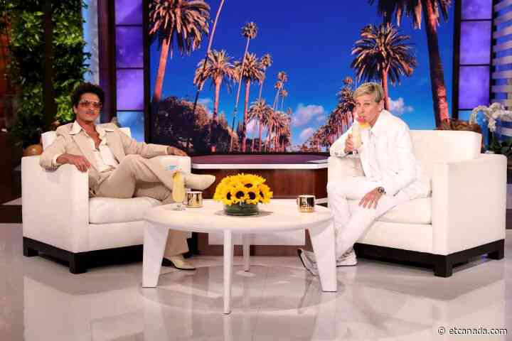 Bruno Mars Has A Special Gift For Ellen DeGeneres As He Makes His Final Appearance On Her Show - ETCanada.com