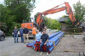Neue Wasserleitungen - Reichenbacher Großbaustelle im Zeitplan - Neue Presse Coburg