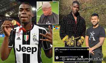 Man United star Paul Pogba's BARBER hints at return to Juventus as he posts 'Pogback' 