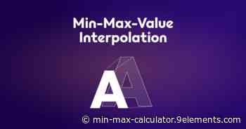 Min-Max-Value Interpolation Calculator