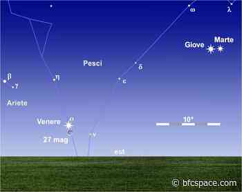 27 Maggio: Luna e Venere all'alba - BFCspace