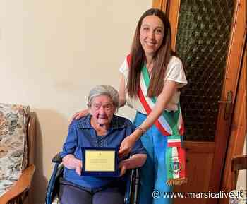 Cento anni per nonna Iole a Carsoli, festa in famiglia con gli auguri del sindaco - MarsicaLive
