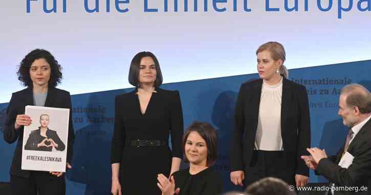 Baerbock würdigt Karlspreis-Trägerinnen aus Belarus