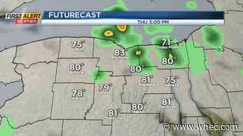 First Alert Weather: Some showers and thunder next couple of days