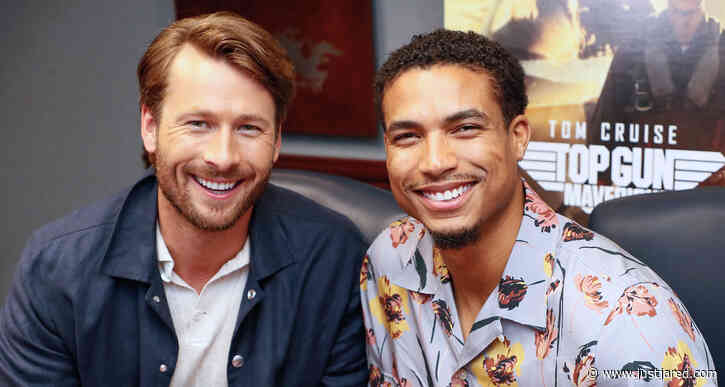 Glen Powell & Greg Tarzan Davis Continue Their 'Top Gun: Maverick' Press Tour in Washington, DC!