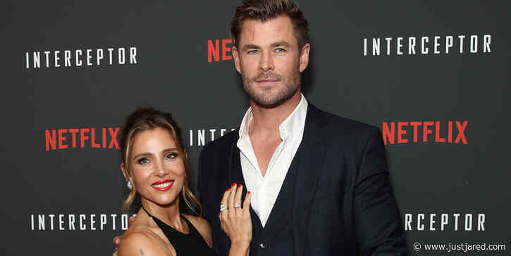 Chris Hemsworth Supports Wife Elsa Pataky at 'Interceptor' Premiere in Sydney