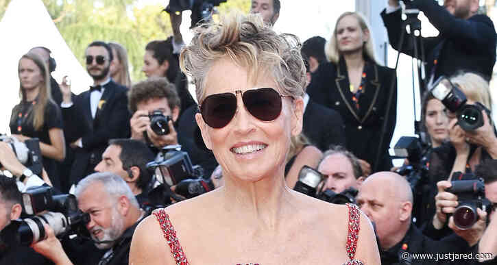 Sharon Stone Rocks Sunglasses at 'Elvis' Premiere During Cannes 2022
