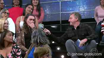 Taís Araujo repercute pegadinha com mulher rolando escada da plateia no 'Domingão': 'Quase morri do coração' - Globo.com