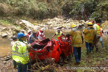 Enfermera murió al caer con su auto desde el puente Totolapa en Huauchinango - Cinco Radio