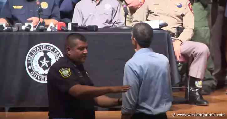 Video: Beto Escorted Out by Police After Meltdown During Gov. Abbott's News Conference on Shooting