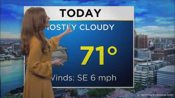 Maryland Weather: Clouds & More Clouds, Plus Friday’s An Alert Day