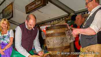 Das 45. Rotter Bierfest ist eröffnet - Mit so vielen Schlägen zapfte der Bürgermeister an