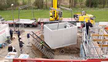 Fertige Heizzentrale zur Unterbringung im Erdreich