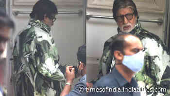 Megastar Amitabh Bachchan spotted during rehearsals for new season of ‘Kaun Banega Crorepati’