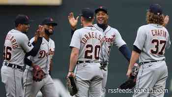 Twins winning streak ends with Tigers' 10th-inning home run