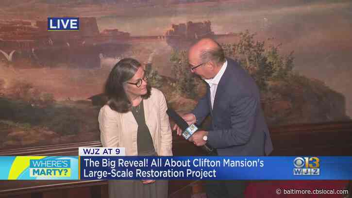 Where’s Marty? Visiting With Civic Works At The Clifton Mansion