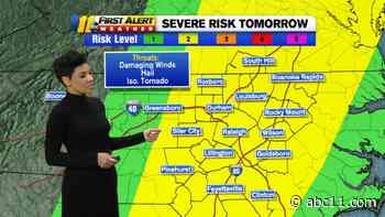 Another chance for severe storms Friday, but skies clear for Memorial Day Weekend