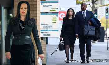 Texts from Claudia Webbe's love rival proved he was cheating as judge cuts politicians sentence