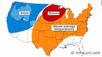 Snow, severe storms and triple-digit heat all in holiday weekend forecast