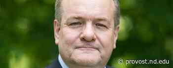 Thomas Fuja to serve as interim vice president and associate provost for graduate studies and interim dean of the Graduate School - provost.nd.edu