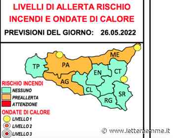 Messina, allerta per possibili ondate di calore e rischio di incendi - Lettera Emme