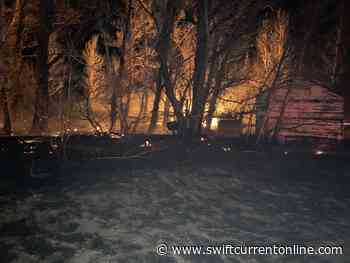 Photos: Swift Current firefighter extinguish overnight blaze - SwiftCurrentOnline.com - Local news, Weather, Sports, Free Classifieds and Job Listings - SwiftCurrentOnline.com