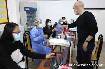 Rodríguez Larreta recorrió el vacunatorio en el Templo Budista - buenosaires.gob.ar