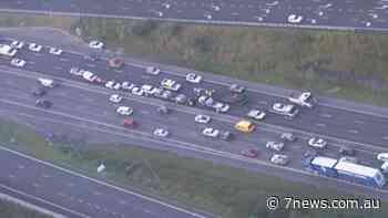 Sydney traffic: M4 at Cumberland Highway at standstill following 10-car crash on Thursday morning - 7NEWS