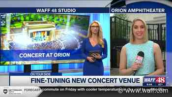 Fine-tuning Orion Amphitheater ahead of Kenny Chesney concert - WAFF
