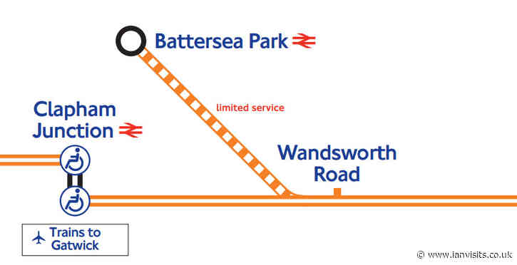 Catch a London Overground train to Battersea Park station