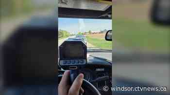 Young driver caught speeding over twice the limit in Tecumseh: OPP | CTV News - CTV News Windsor
