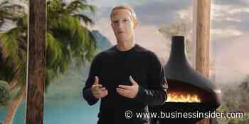 Mark Zuckerberg demos Cambria VR, pixelates out headset - Business Insider