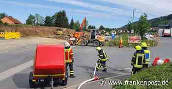 Großalarm - Bagger beschädigt Hauptgasleitung - Frankenpost