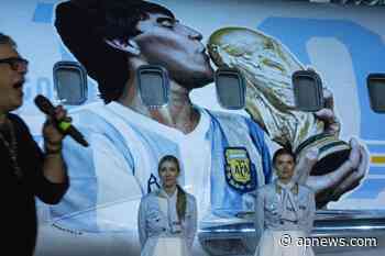 Flying museum to honor Maradona ahead of World Cup - The Associated Press - en Español