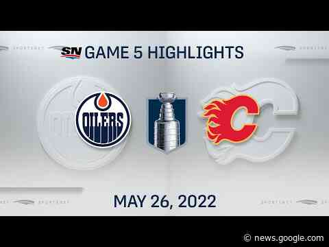 NHL Game 5 Highlights | Oilers vs. Flames - May 26, 2022 - SPORTSNET