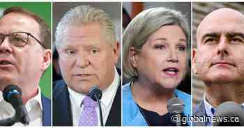 Where the Ontario leaders are on the campaign trail for Friday, May 27