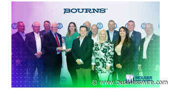 Mouser Electronics Receives Bourns 2021 Global e-Commerce Distributor of the Year Award - businesswire.com