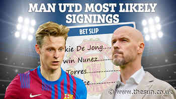 Man Utd transfer news: Bookies predict most likely signings at Old Trafford as Erik ten Hag looks to... - The Sun